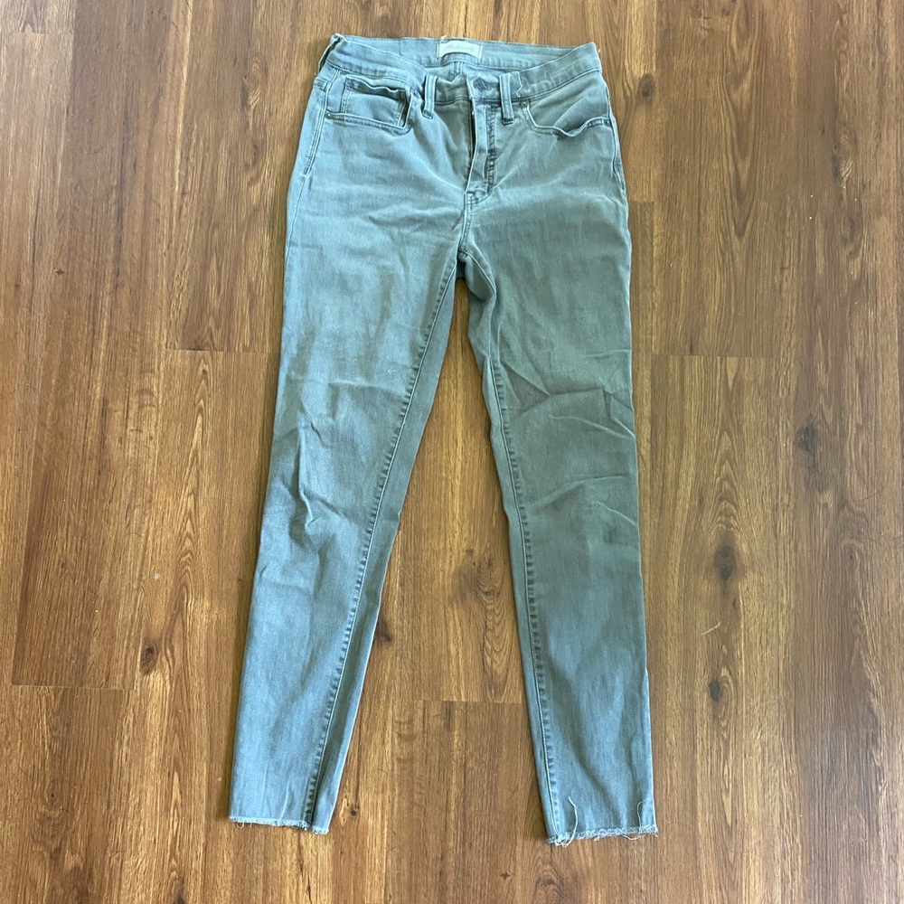 Madewell Grey Skinny Jeans